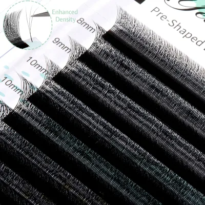 Faux cils 3D en W, petite ouverture, noir – image 2