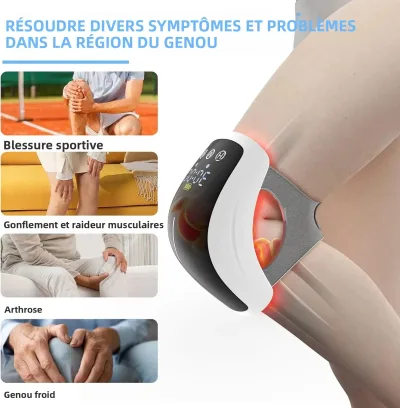 Masseur de genou chauffant à lumière rouge – image 2
