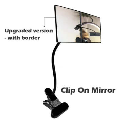 Miroir à clipser pour cils, noir