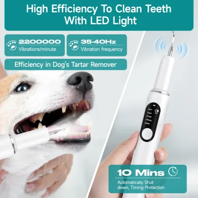 Nettoyeur de dents ultrasonique pour chien – image 2