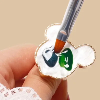 Palette à ongles en anneau, forme cœur – image 3