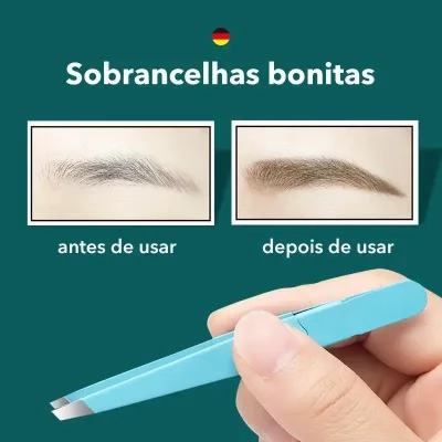 Pince à sourcils inclinée colorée – image 2