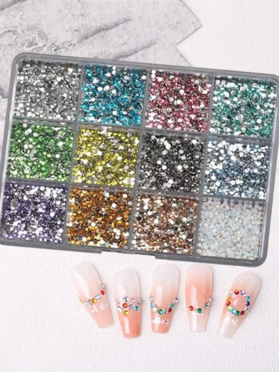 Strass en résine 3D pour ongles, 2 mm – image 2